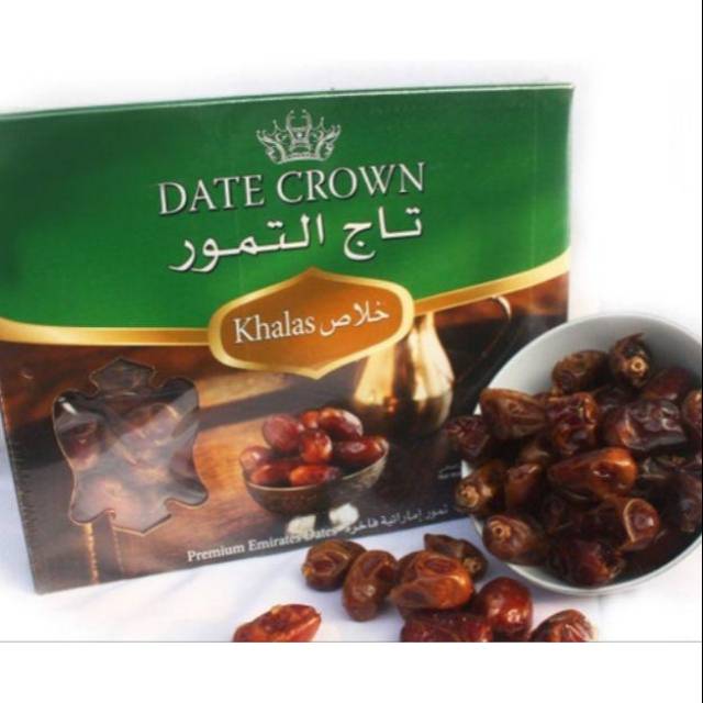 

Kurma Date Crown Khalas 1 kg Manis dan Mantap