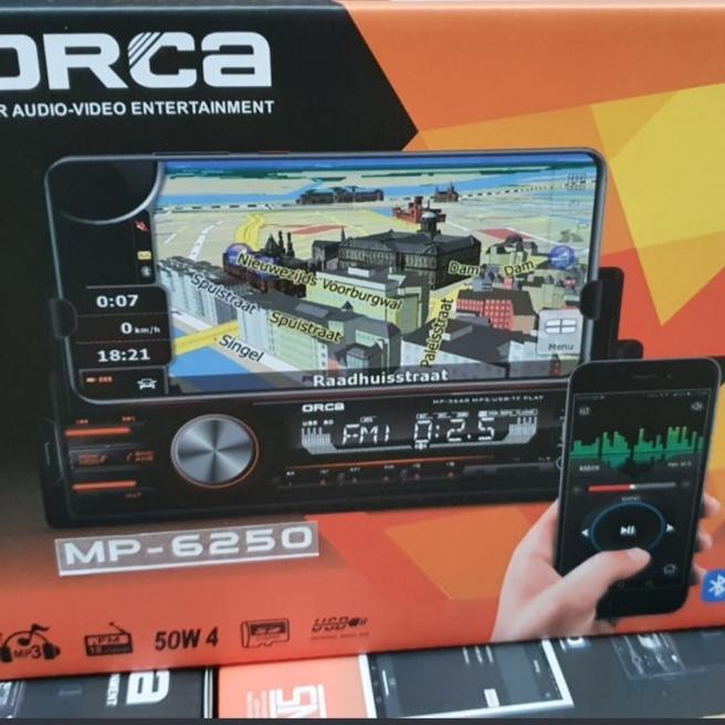 ✭☈ single din mp5 bluetooh usb radio orca mp 6250 new arrival
