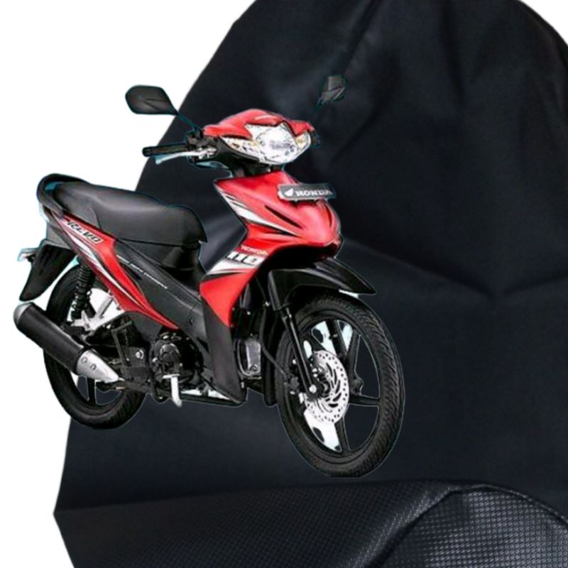 Cover jok/sarung jok/Kulit jok motor honda revo 110/bahan semi original/bahan original