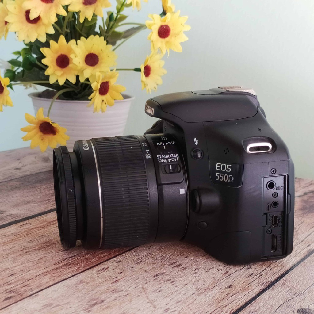 [TERLARIS] Kamera Canon DSLR 550D / KISS X4 Body Only Lensa Fix Second Normal dan Mulus cocok untuk Pemula dan Recomended buat Yutuber-3