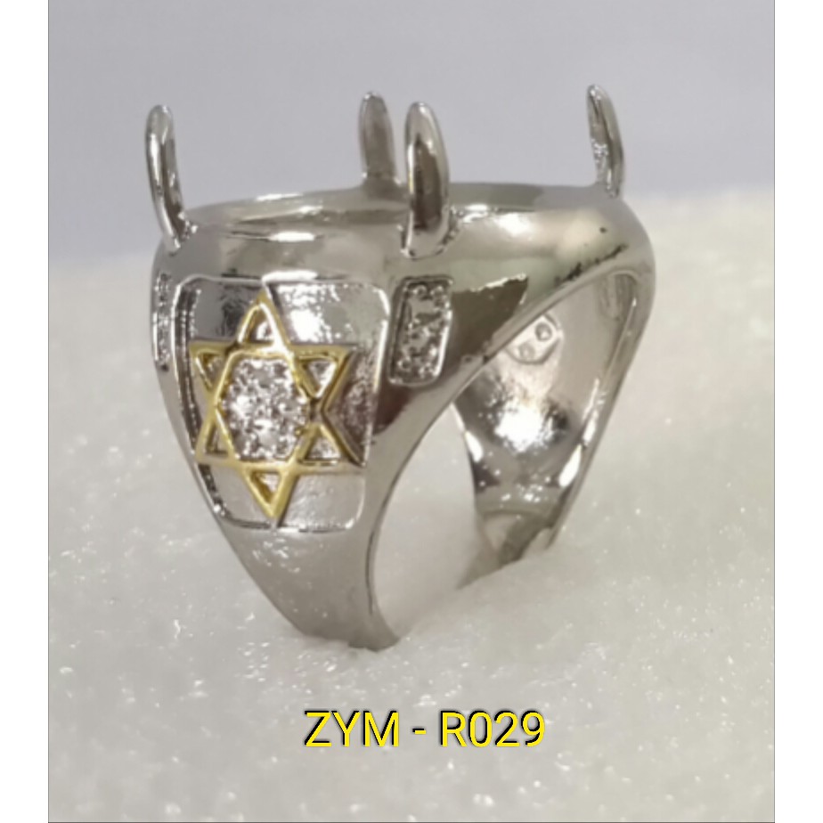 Ring Cincin Titanium Import ikat batu akik per codi DICS 50% zym- r029