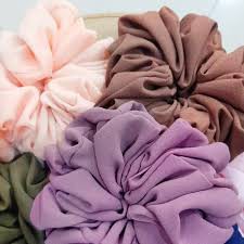 Scrunchie ikat rambut cepol / Scrunchie Star / Scrunchie Fleece Ikat Rambut Jilbab best seller CBKS LC