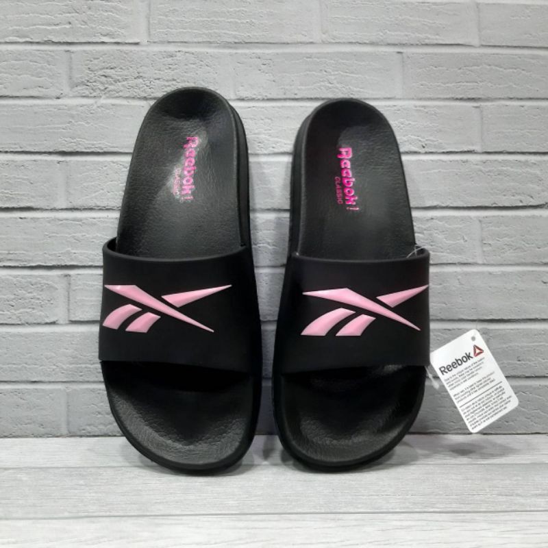 NEW ARRIVAL SENDAL REEBOK classic slide pink hitam