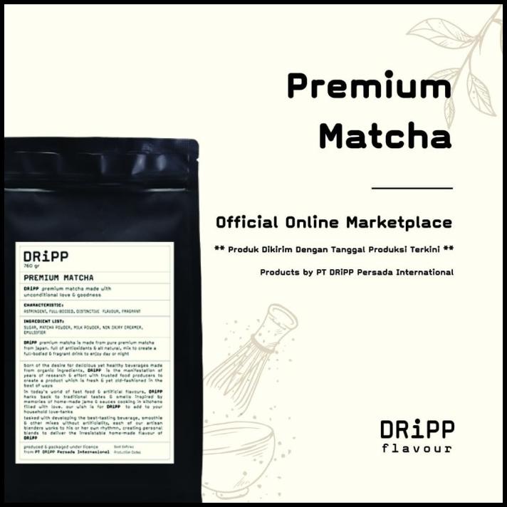 

Dripp Premium Matcha Powder (Bubuk Matcha )