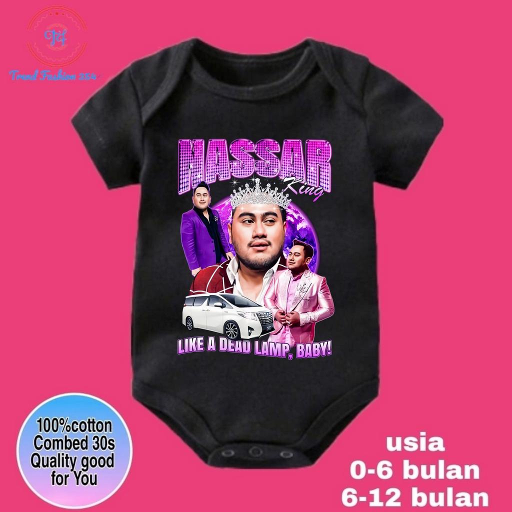 BAJU BAYI JUMPER BABY KING NASSAR OPPA KIOWA | NASSAR NANAS | NASSAR TOP'S COLLECTION jumsuit kaos b