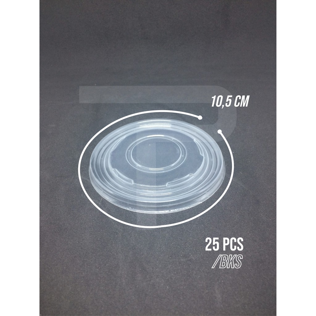 Lid Paper Bowl / Tutup Mangkok Kertas 17 oz (25pcs)