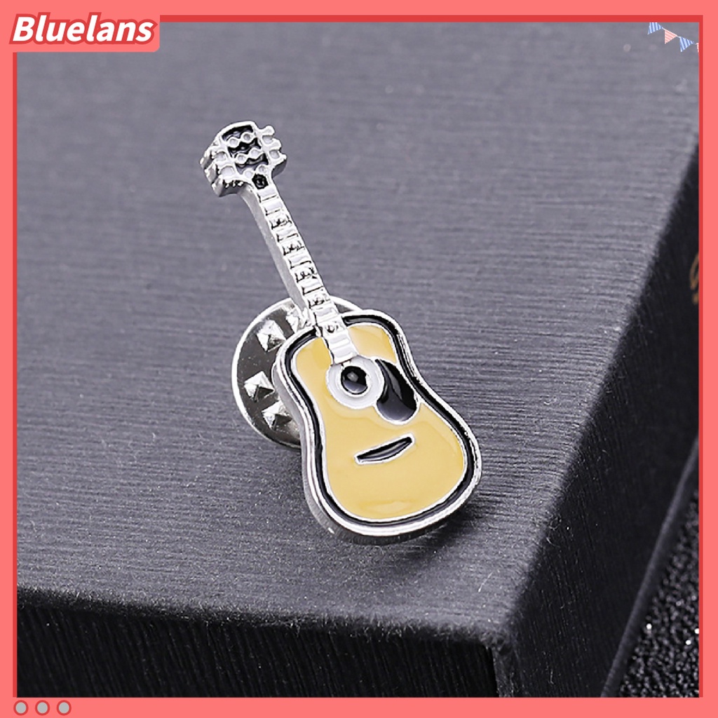 Pin Bros Enamel Bentuk Gitar Untuk Unisex