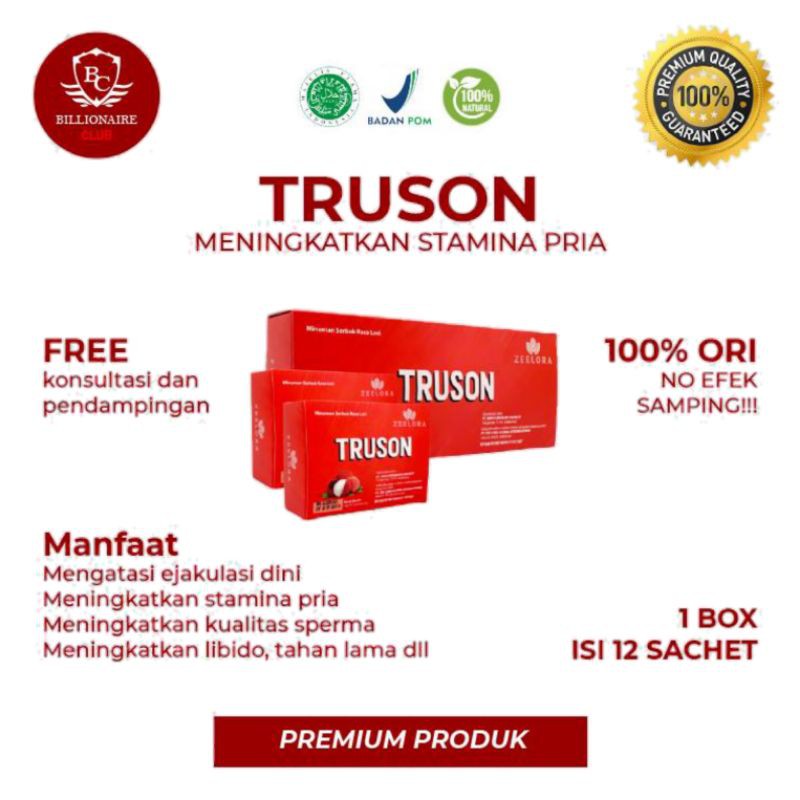 Truson Zeelora Peningkat Stamina Pria Ampuh Atasi Lemah Syahwat Herbal Alami
