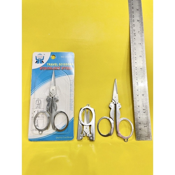 gunting lipat / gunting lipat stainless steel 12cm / gunting lipat portable / gunting travelling