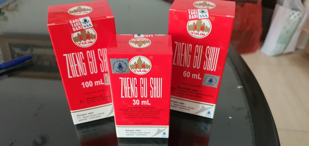 Zheng Gu Shui 60ml Obat Keseleo , Bengkak , Retak Tulang