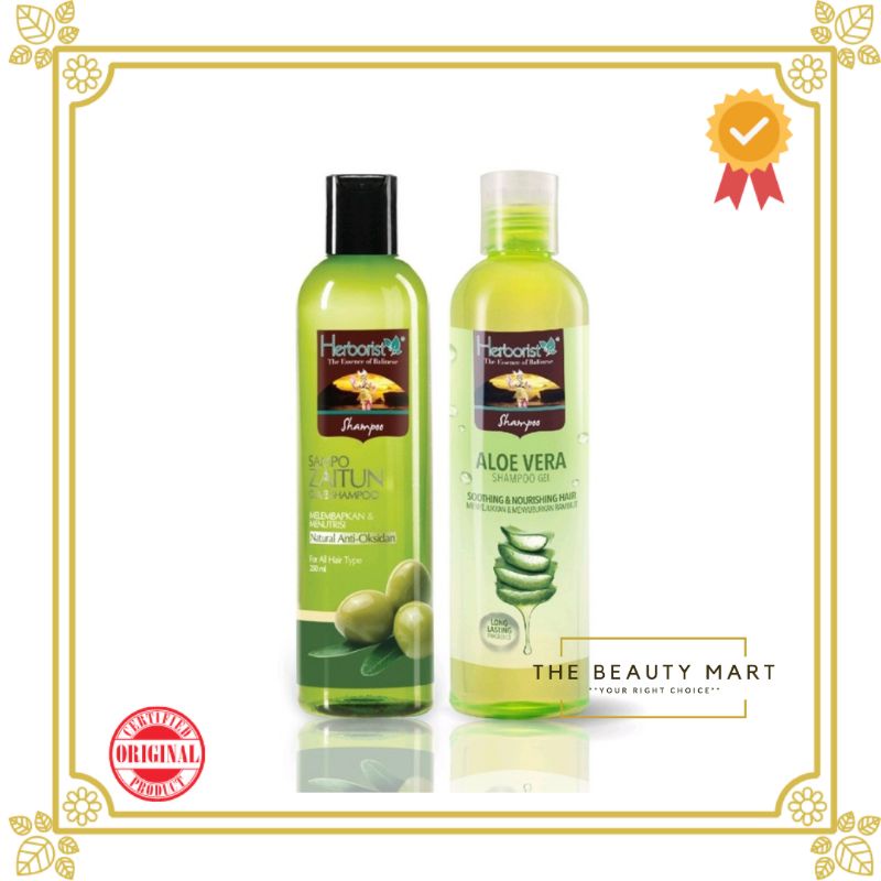 Herborist Shampoo Zaitun / Aloevera Shampoo 250ml / Olive Shampoo