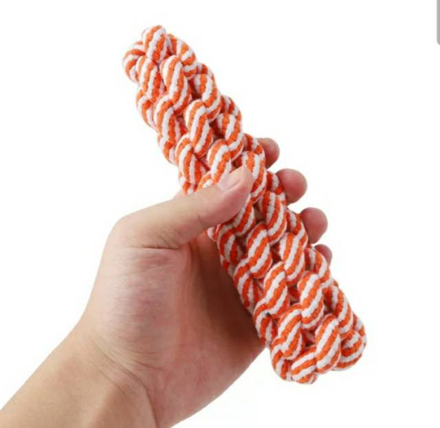 Mainan Gigit Anjing &quot;ROPE TALI KEPANG LARGE&quot; Dog Rope Toys