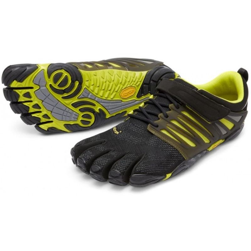 VIBRAM FiveFingers V-Train Men Training Shoes Black Green Original