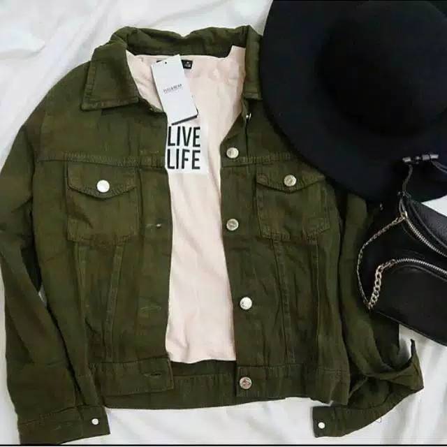 Jaket hijau army