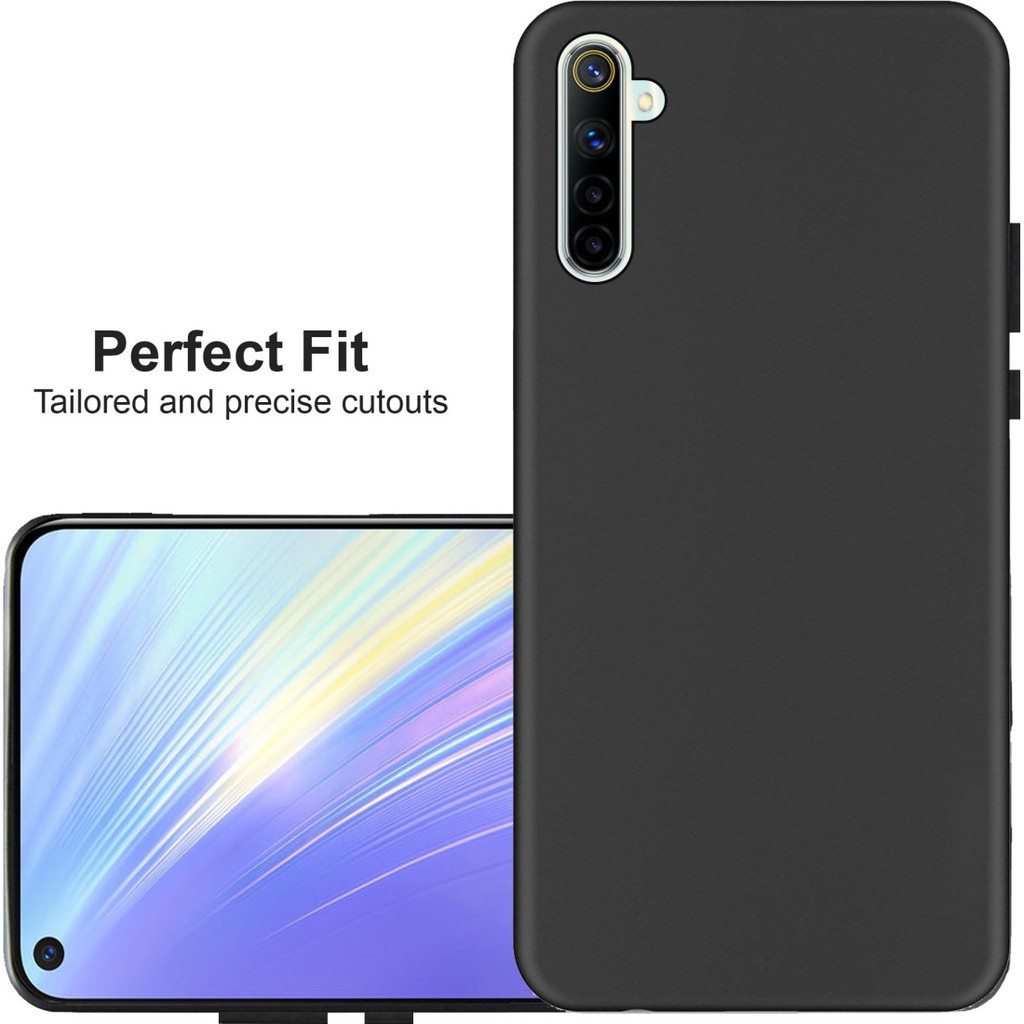 Realme 6 Pro Casing Slim Polos Hitam