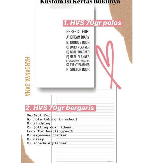

[PROMO MND77] Tambahan 50 Lembar Kertas Polos/Bergaris/Dotted/Grid Buku Tulis A4 & A5 & B5 Writescape Diskon