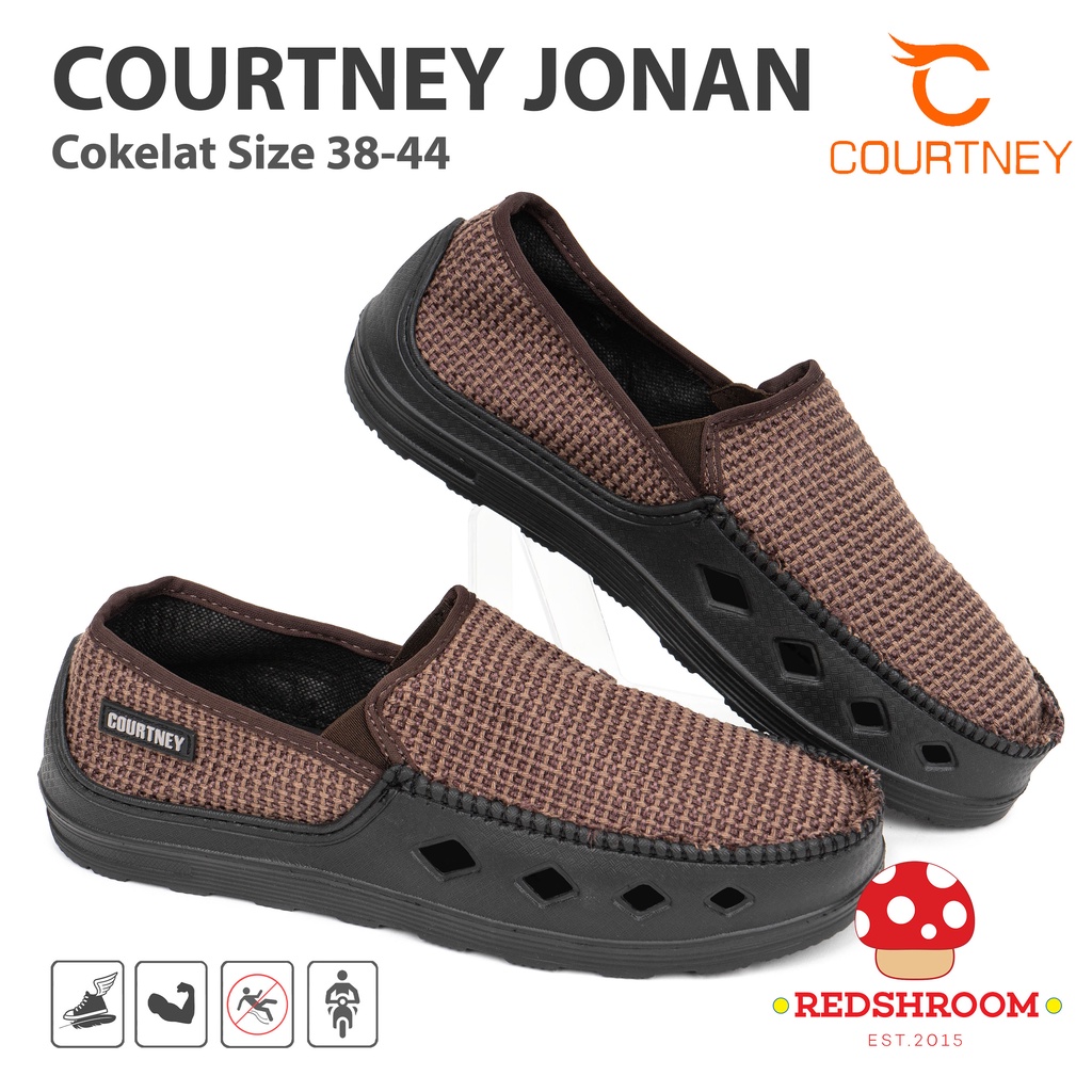 Sepatu Ardiles Courtney JONAN COKLAT - Fashion Casual Pria