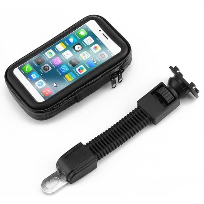 Waterproof Phone Holder Motor HP SPION up to 6.3 Inch Gojek Grab