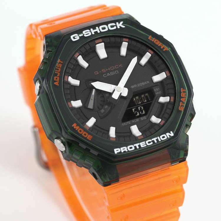 G-SHOCK GA-2100HC-4APR HIDDEN COAST Theme Fashion Sports Unisex Watch Quartz Waterproof Watch