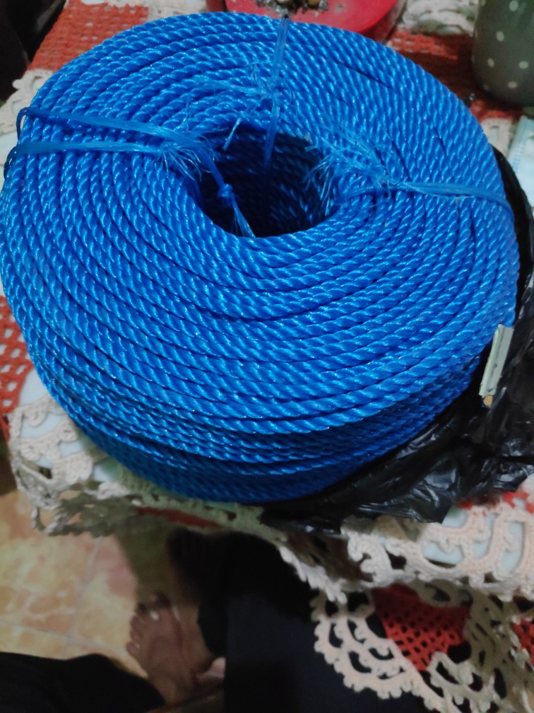 Tali Tambang 4 Mm / Tali Tampar 4mm / Tampar Ikat Barang 1 Roll Tali Jemuran Tali Tampar Plastik