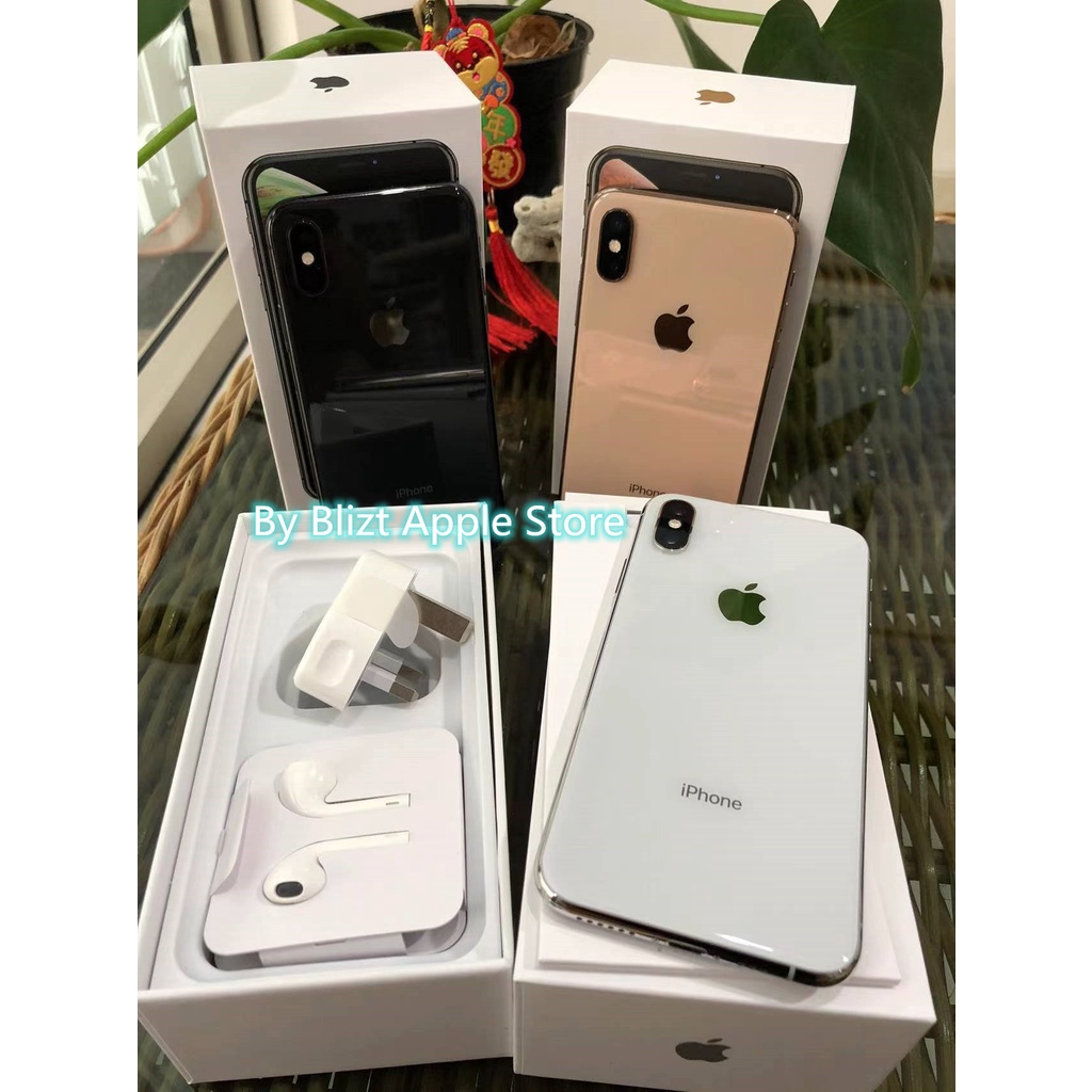 iPhone Xs 64GB All Sim Silent Fullset Ori Ex inter Second Mulus100%Like New 3utools All Green (Garansi 1 Tahun)