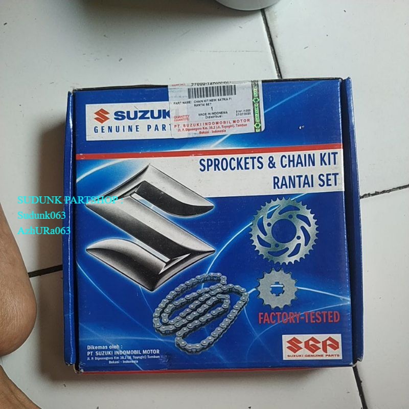 gearset gear set sprocket satria Fu fufi Fu injeksi ori sgp-1