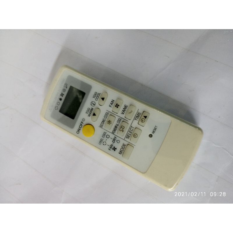 remot remote AC Mitsubishi electric