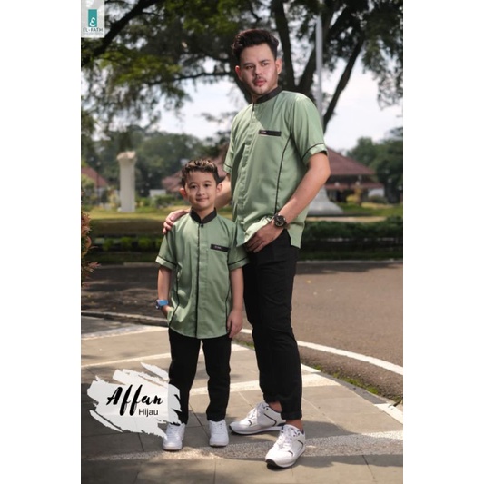 AM67 Koko Couple El fath Ayah dan anak Affan