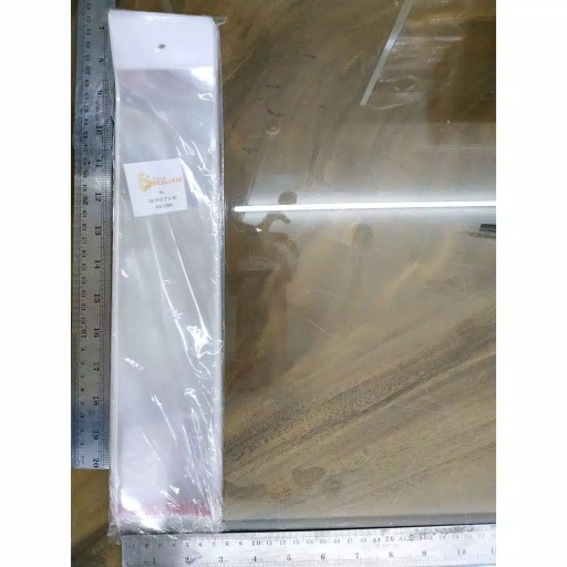 7 X 30 Cm Plastik Display / Sticker Tebal (100 Lbr) (lem) (plong Pl)