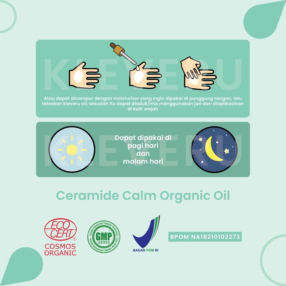 Formula BARU KLEVERU Ceramide Calm Organic Face Oil