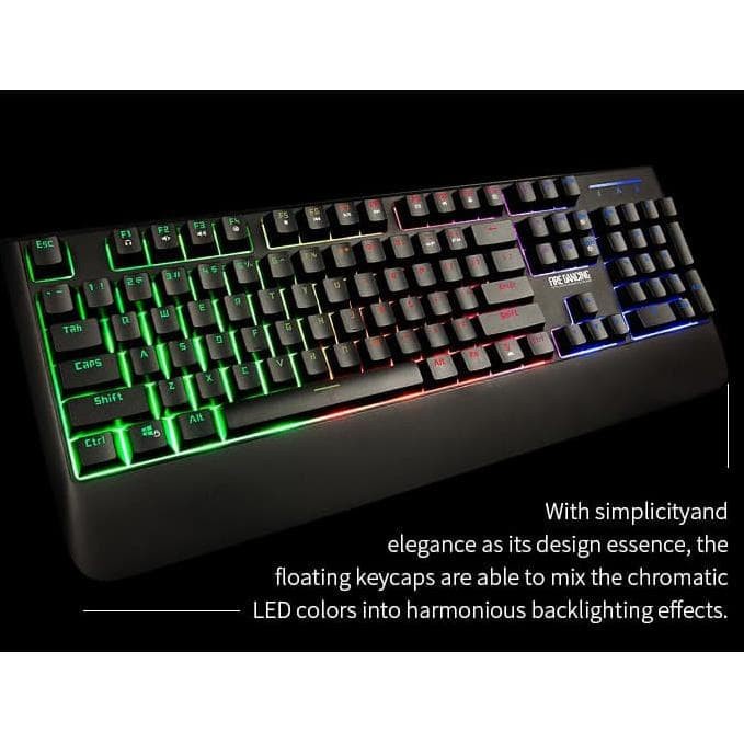 1STPLAYER FIREDANCING K6 RGB Mechanical Feeling - Gaming Keyboard