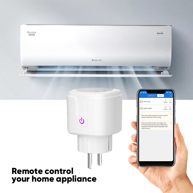 Bepop Wifi Smart Stop Kontak Socket APP Control Compatibel Alexa Google Home Assistant