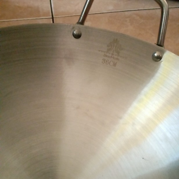 Kuali Stainless Tebal Anti Lengket 30cm,32cm,34cm,36cm