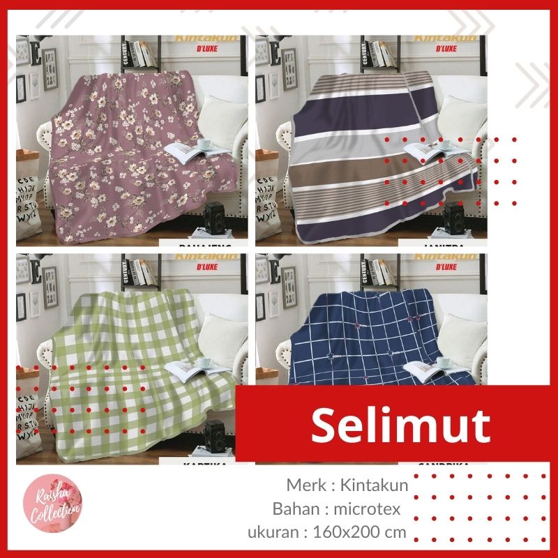 RC Kintakun Selimut Micro Flanel ukuran 160 x 200