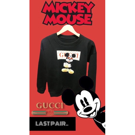 Atasan Sweater Mickey Mouse Gucci |Kode:Ds029