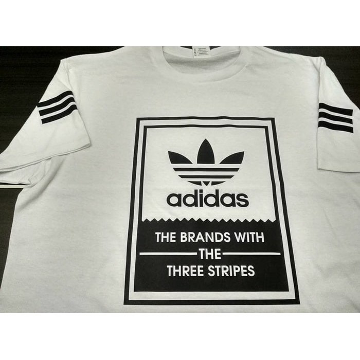 Kaos Baju Combed 30S Distro Adidas The Brands With Three Stripe