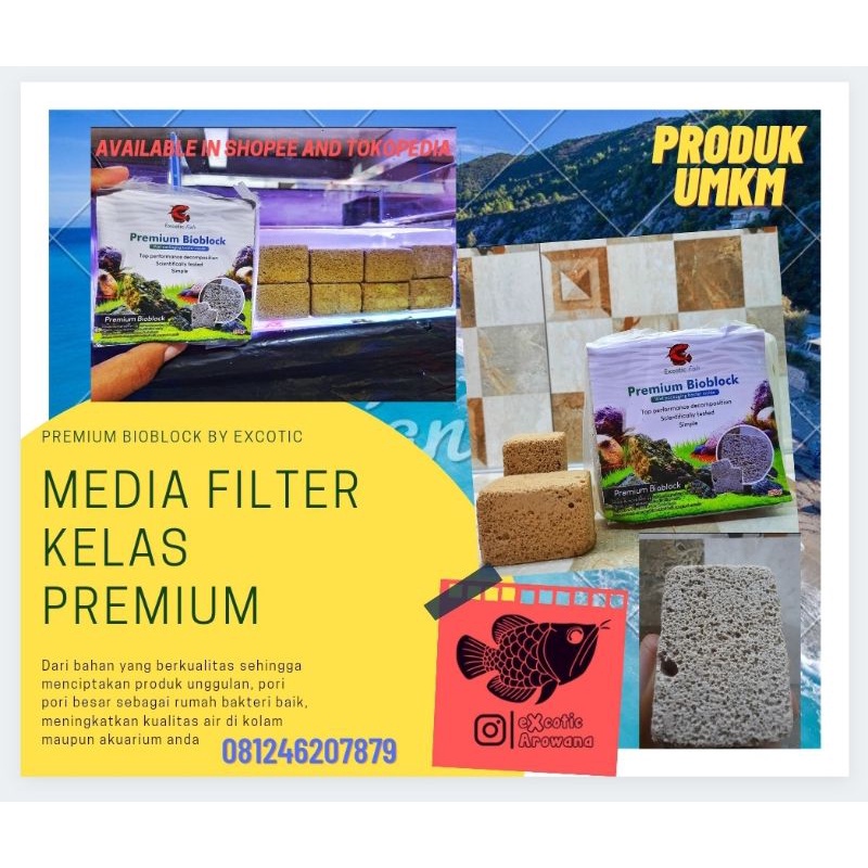 bioring, filter kolam, media filter, Premium Bioblock, filter kolam