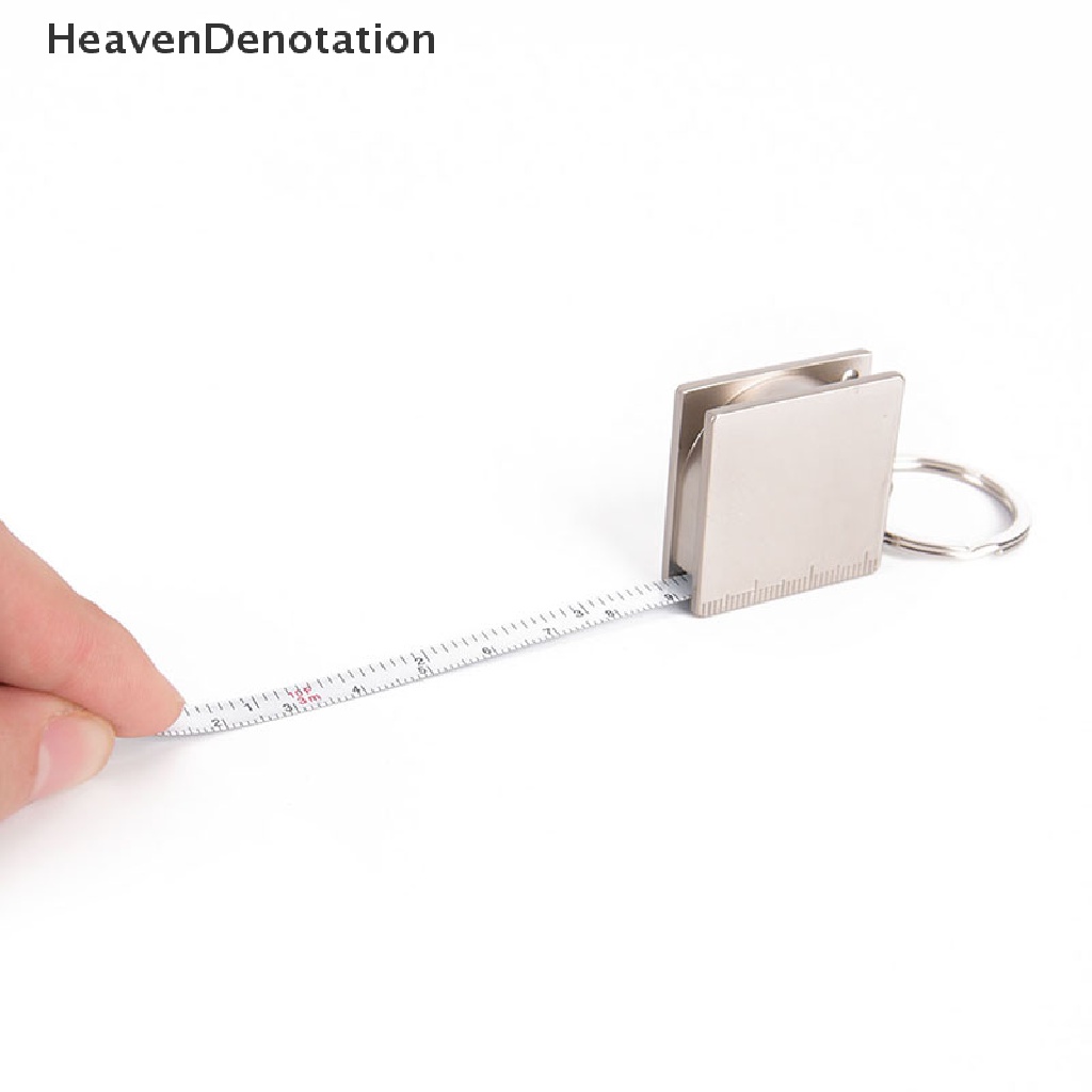 [HeavenDenotation] 1pc Mini practical tape measure keychain key chain ring keyring key fob holder