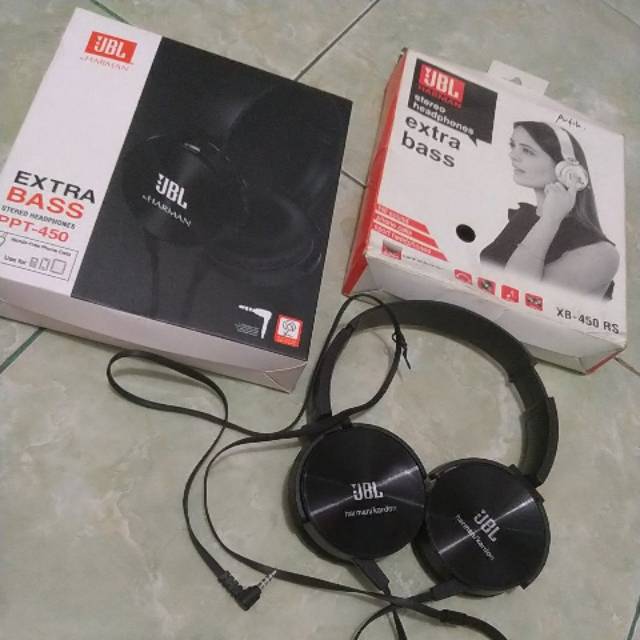 Hendset jbl extra bass