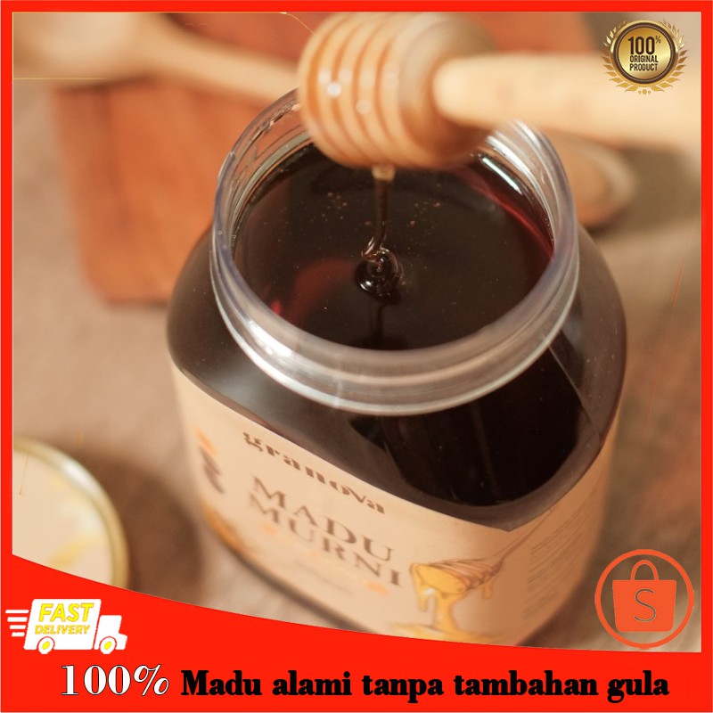 

madu murni asli 100 % Granova dari nektar bunga kapuk Randu isi 600 gr
