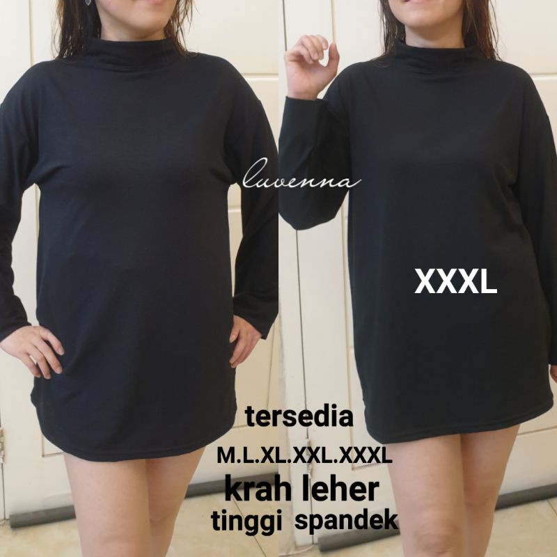 krah tinggi jumbo M.L.XL.XXL.XXXL tgn panjang