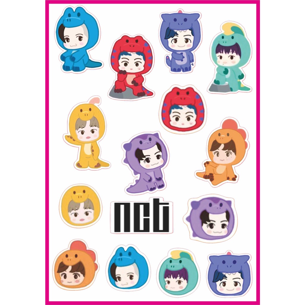 

Stiker KPOP NCT 4 [ISI 15PCS] Sticker Setiker case Laptop | HP | BINDER | Helm | Motor Anti Air