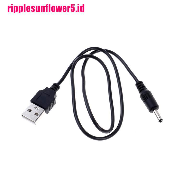 Kabel power charger Usb male to 3.5mm dc plug Untuk tablet