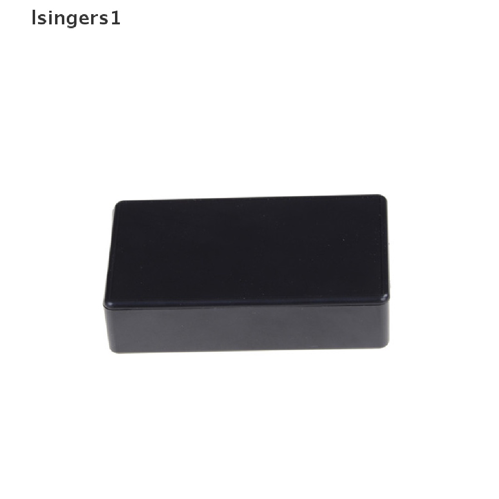 (lsingers1) Kotak Case Proyek Elektronik Bahan Plastik Warna Hitam Ukuran 85x50 X 21mm