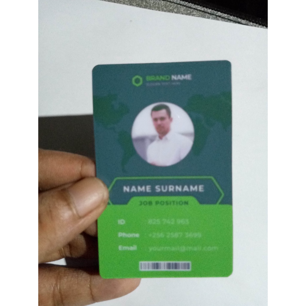 

Cetak id Card / Kartu Nama 2 sisi Custom