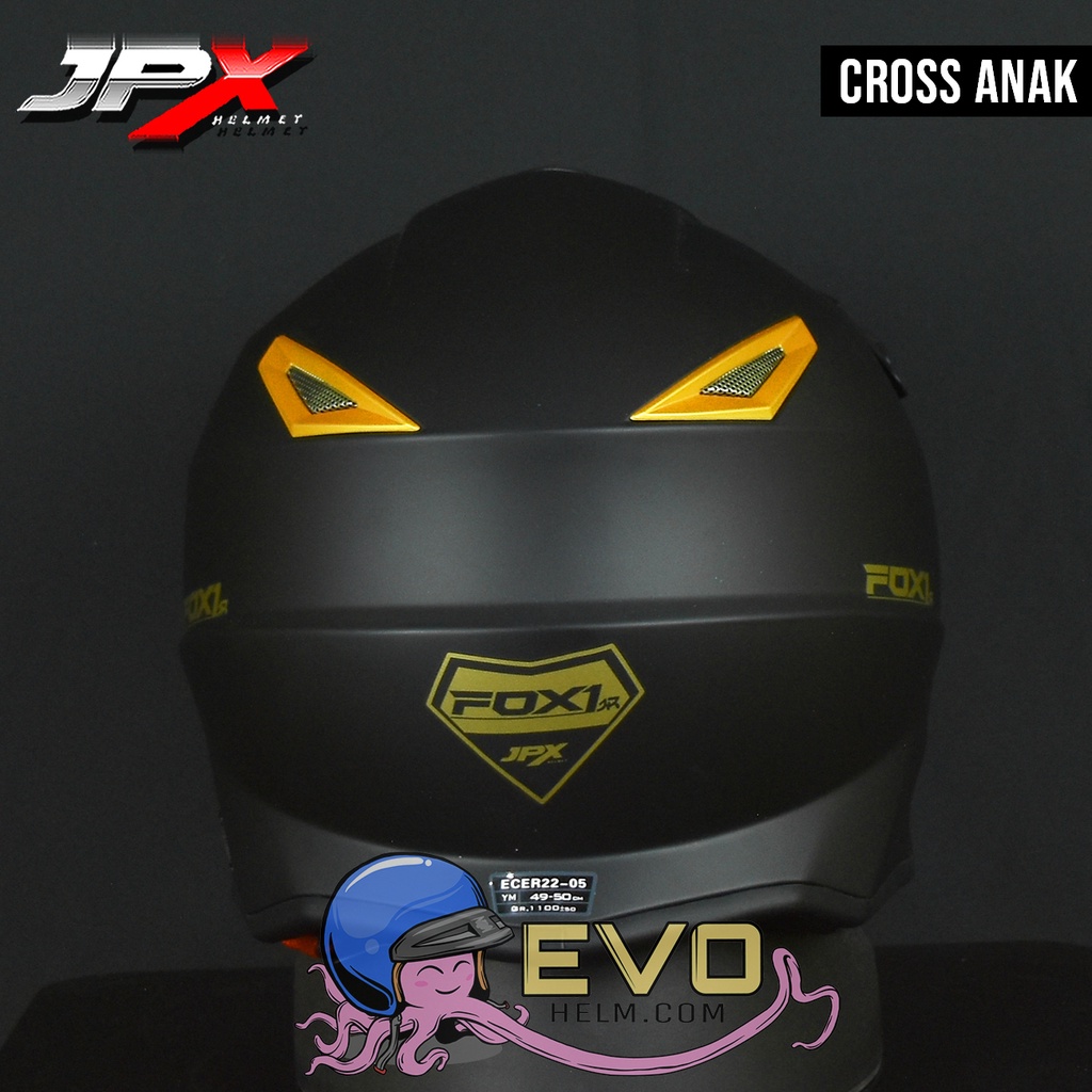 HELM CROSS ANAK JPX ORIGINAL UMUR 5 - 14 TAHUN JPX - HELM JPX FOX1 JR CROSS KIDS