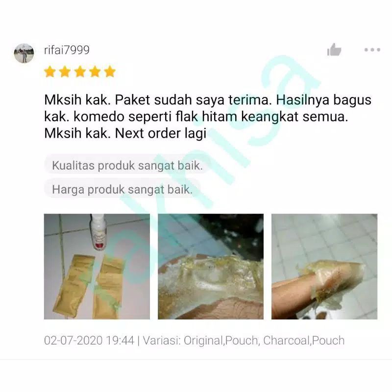 15 GRAM MASKER KOMEDO GELATIN  HALAL MUI ORIGINAL-3