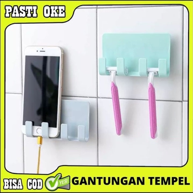 Gantungan Tempel Hook / Hanger Dinding Serba guna - UA