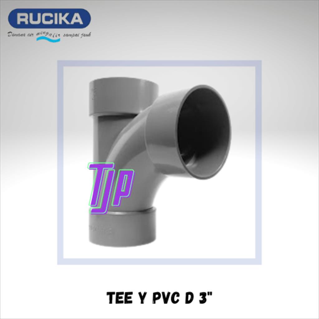 TEE Y PVC D RUCIKA 3&quot;