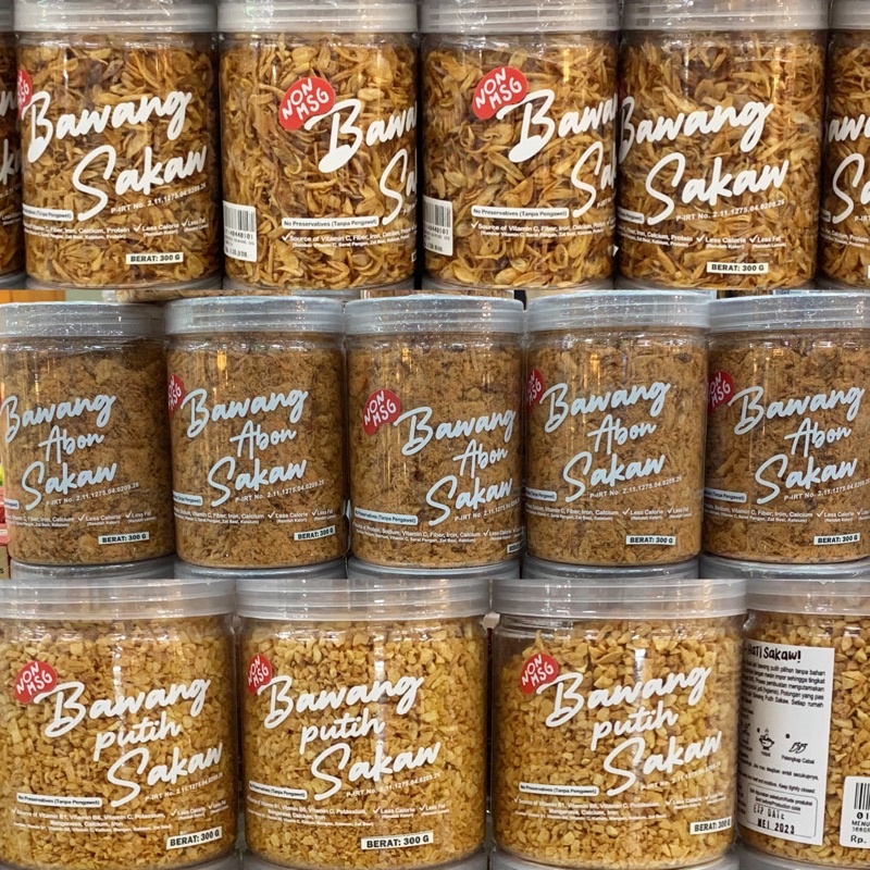 

Menuloco Bawang Putih Sakaw 300gr / Bawang Putih goreng / Bawang Merah Goreng / Bawang Sakaw / Bawang Abon Sakaw / Bawang / putih / merah / goreng / Abon / sakaw
